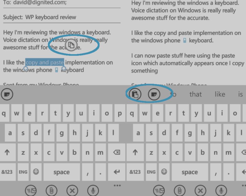 Windows Phone copy and paste usability study